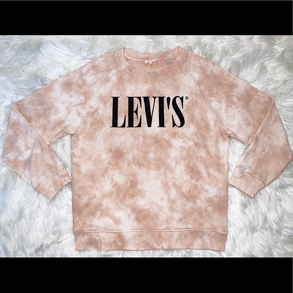 Levi's sweater nude tie dye